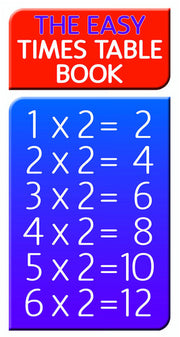 The Easy Times Table Book - the times table book that makes learning your times tables so easy.