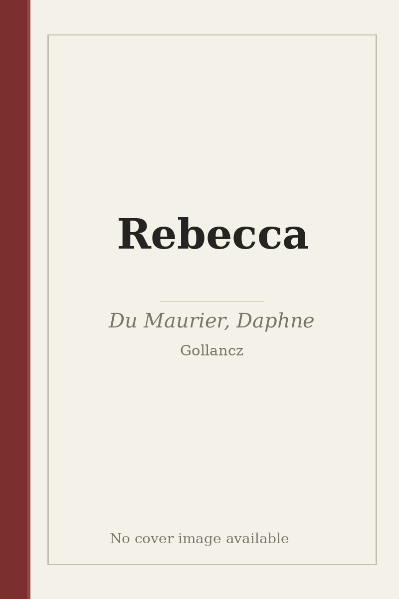 Rebecca - no cover image available