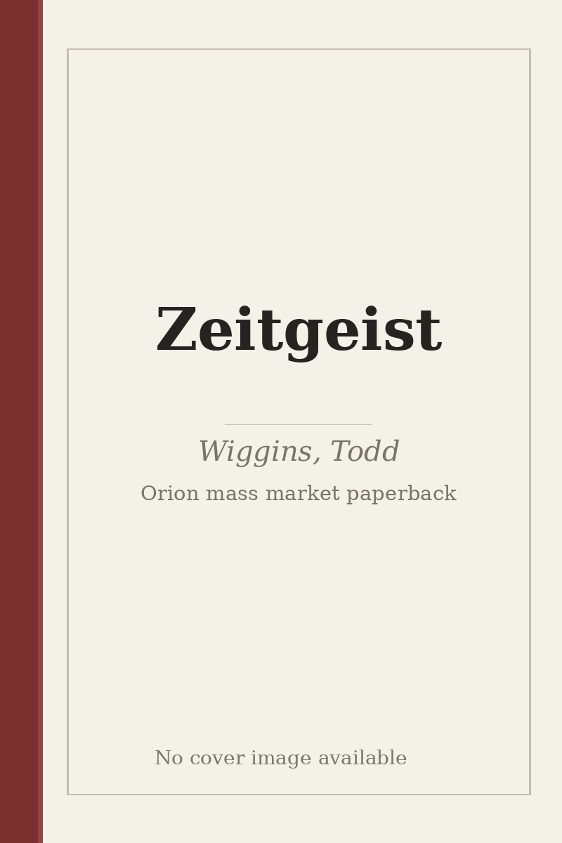 Zeitgeist - no cover image available