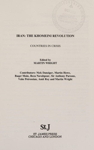 Iran: Khomeini Revolution (Countries in Crisis S.)