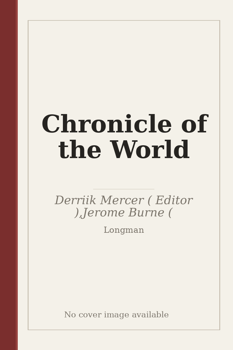 Chronicle of the World - no cover image available