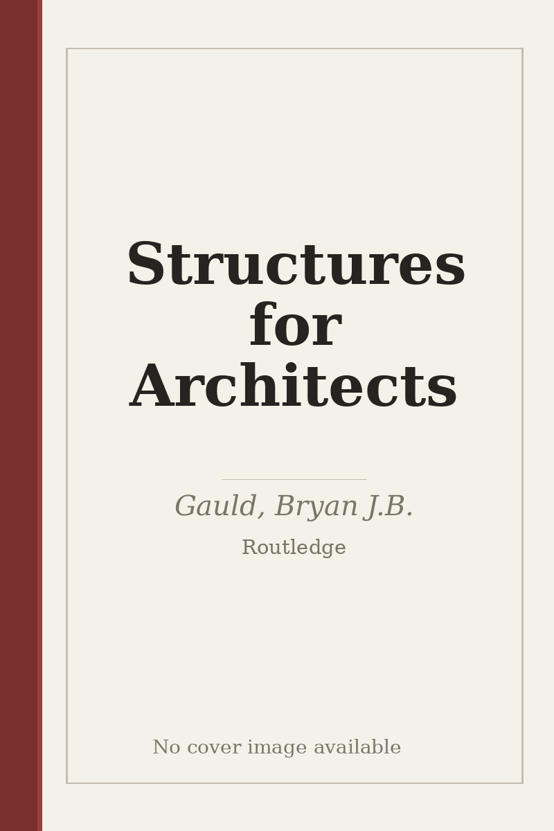 Structures for Architects - no cover image available