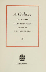 Enjoying Poetry 4 - A Galaxy of Poems Old and New