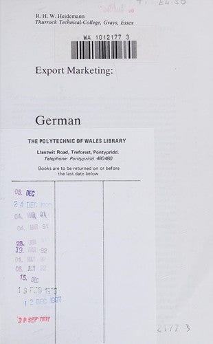 Export Marketing German