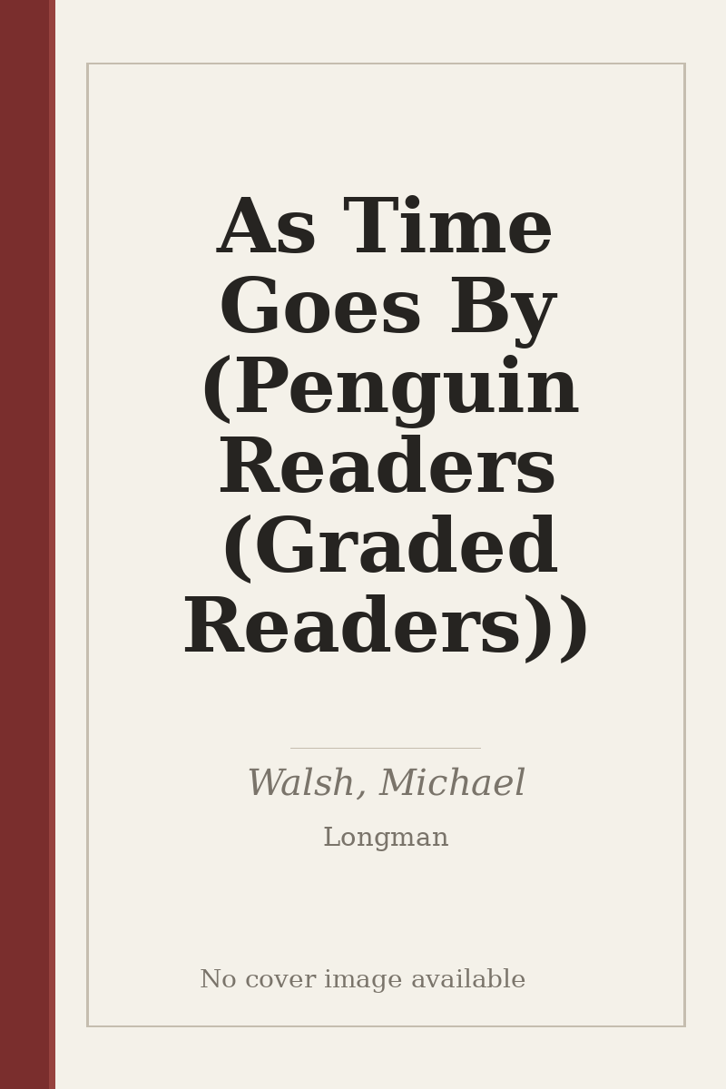 As Time Goes By (Penguin Readers (Graded Readers)) - no cover image available