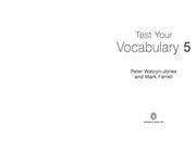 Test Your Vocabulary 4 NE (Penguin English)