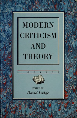 Modern Criticism and Theory: A Reader