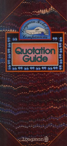 Quotation Guide (Longman pocket companion series)