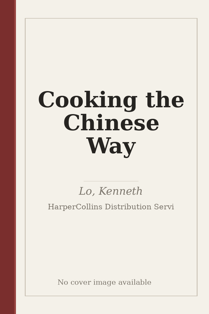 Cooking the Chinese Way - no cover image available