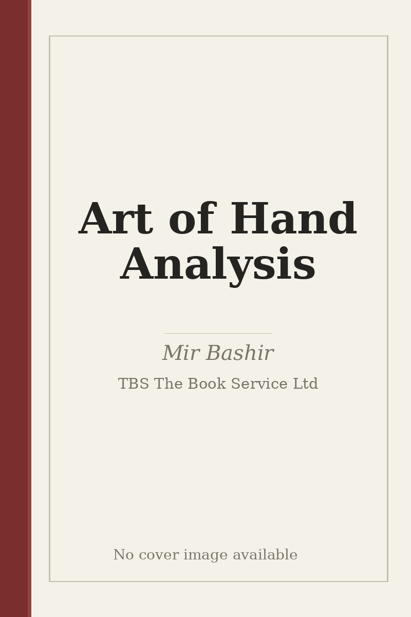 Art of Hand Analysis - no cover image available