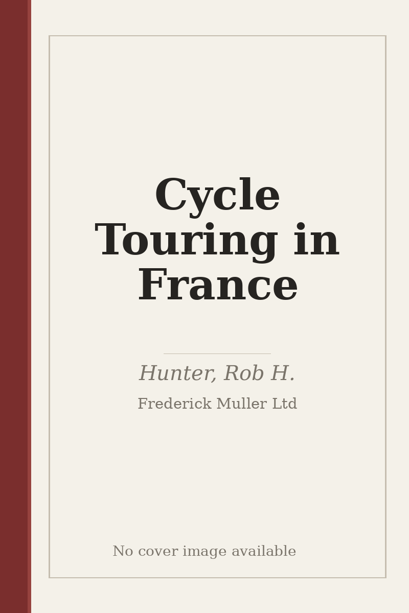 Cycle Touring in France - no cover image available