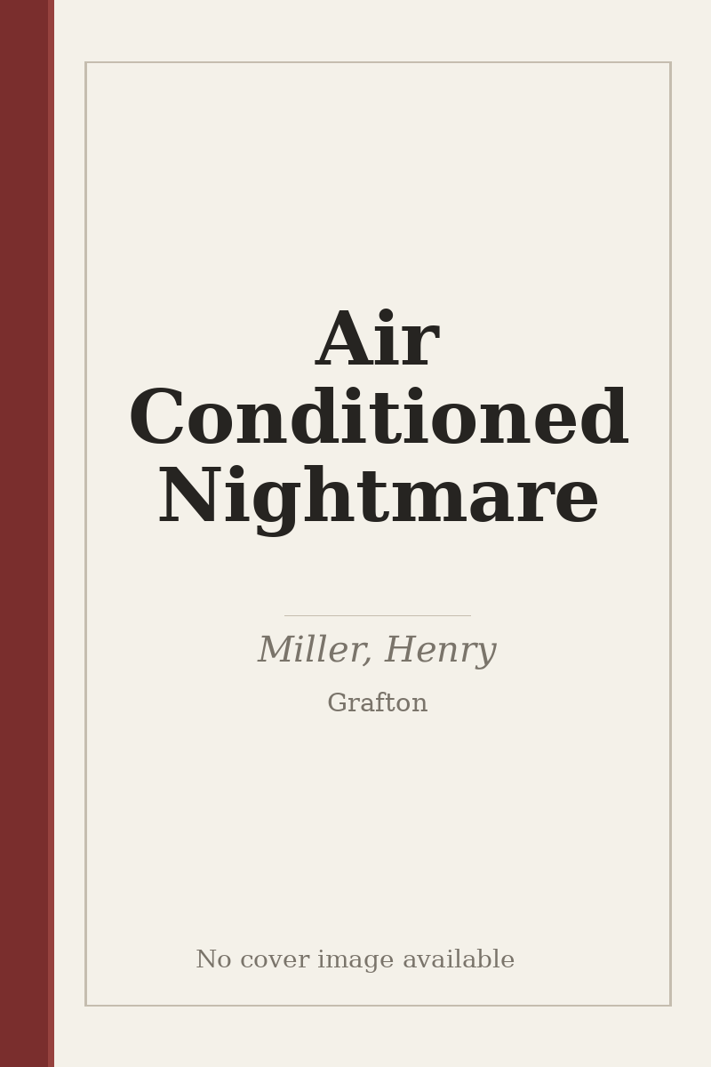 Air Conditioned Nightmare - no cover image available