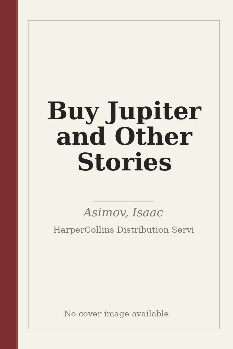 Buy Jupiter and Other Stories - no cover image available