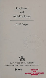 Psychiatry and Anti-Psychiatry