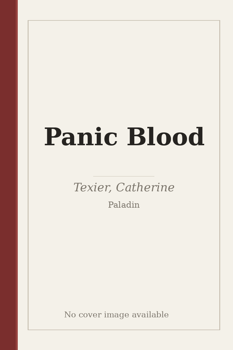 Panic Blood - no cover image available