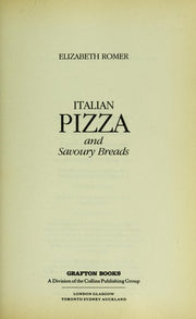 Italian Pizza and Savoury Breads