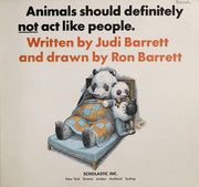 Animals Should Definitely NOT Act Like People.