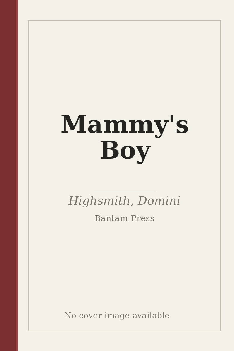 Mammy's Boy - no cover image available