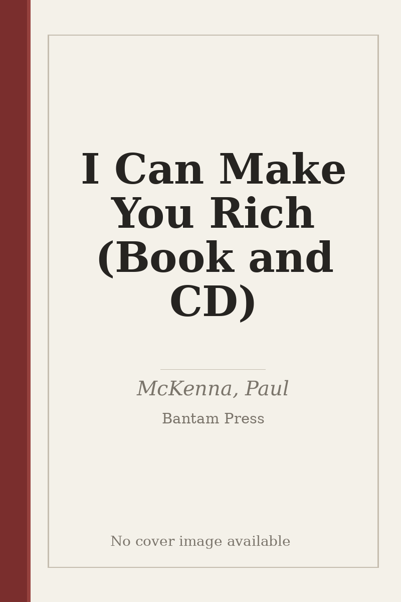 I Can Make You Rich (Book and CD) - no cover image available