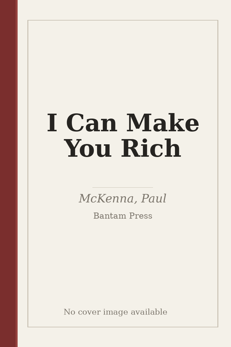 I Can Make You Rich - no cover image available