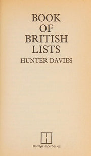 Book of British Lists