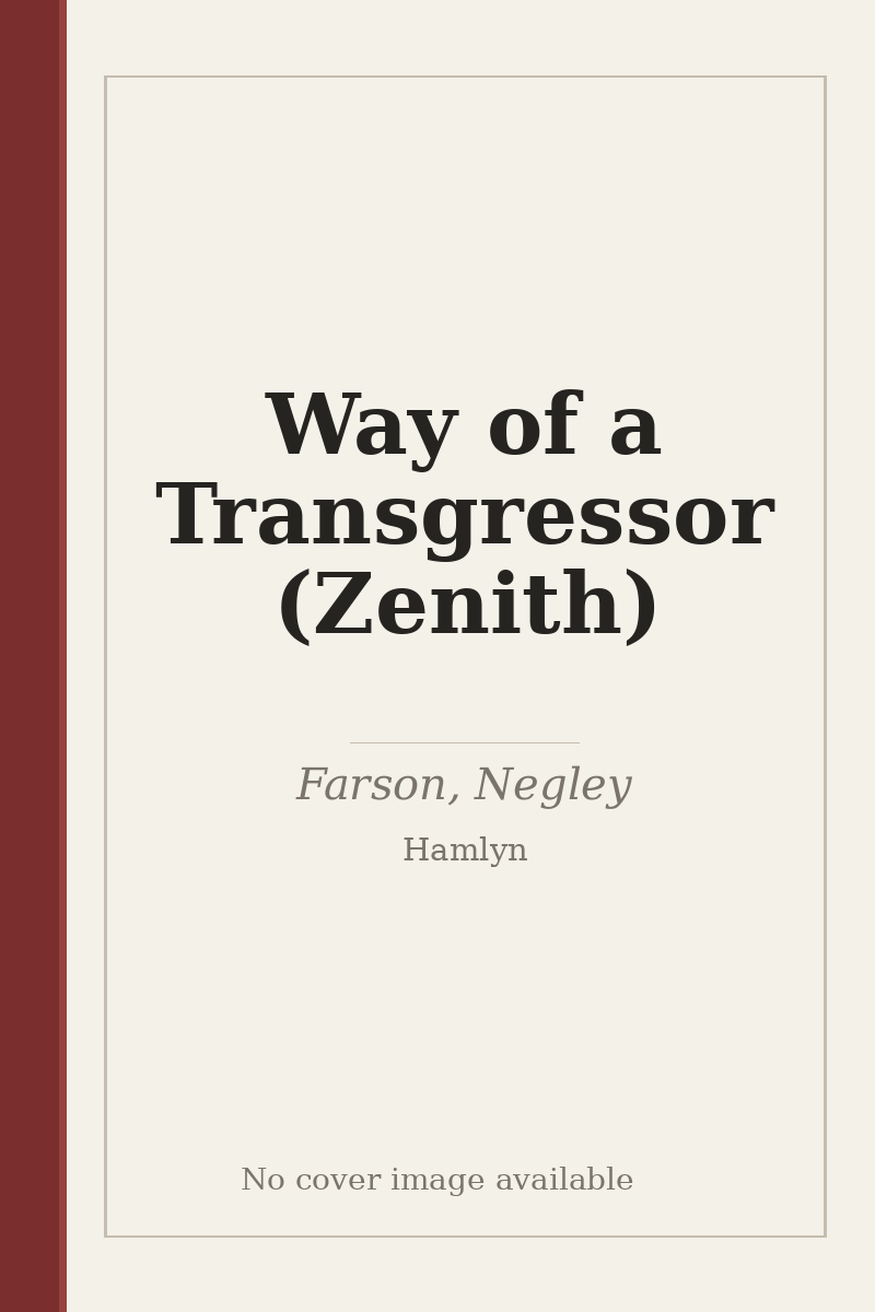 Way of a Transgressor (Zenith) - no cover image available