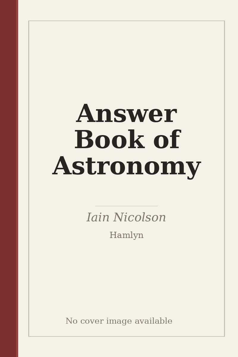 Answer Book of Astronomy - no cover image available