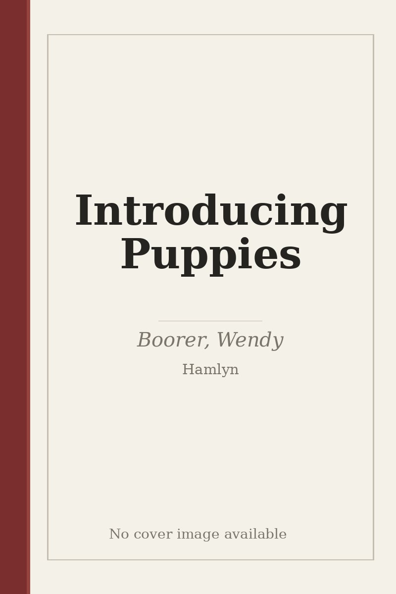 Introducing Puppies - no cover image available