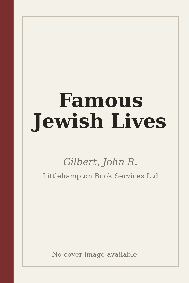 Famous Jewish Lives - no cover image available