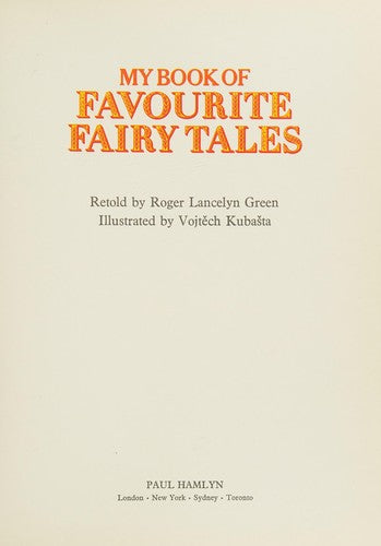My Book of Favourite Fairy Tales