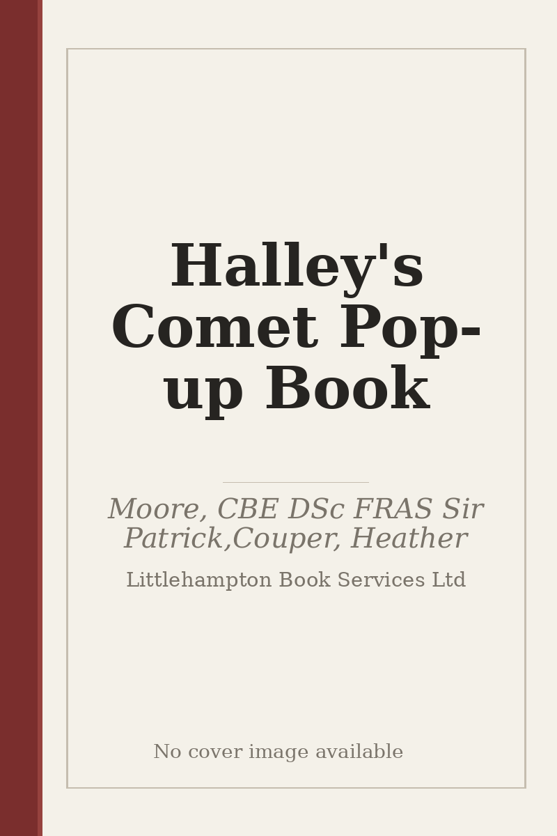 Halley's Comet Pop-up Book - no cover image available