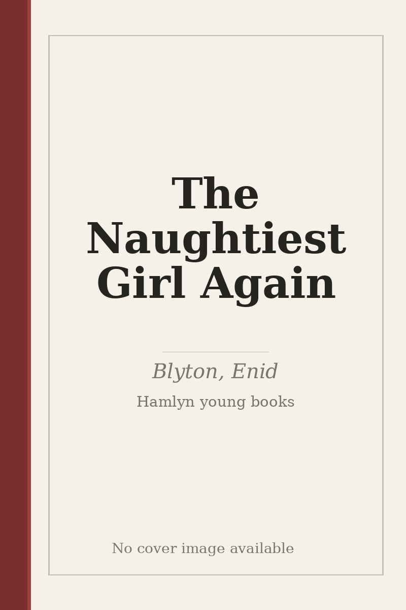 The Naughtiest Girl Again - no cover image available