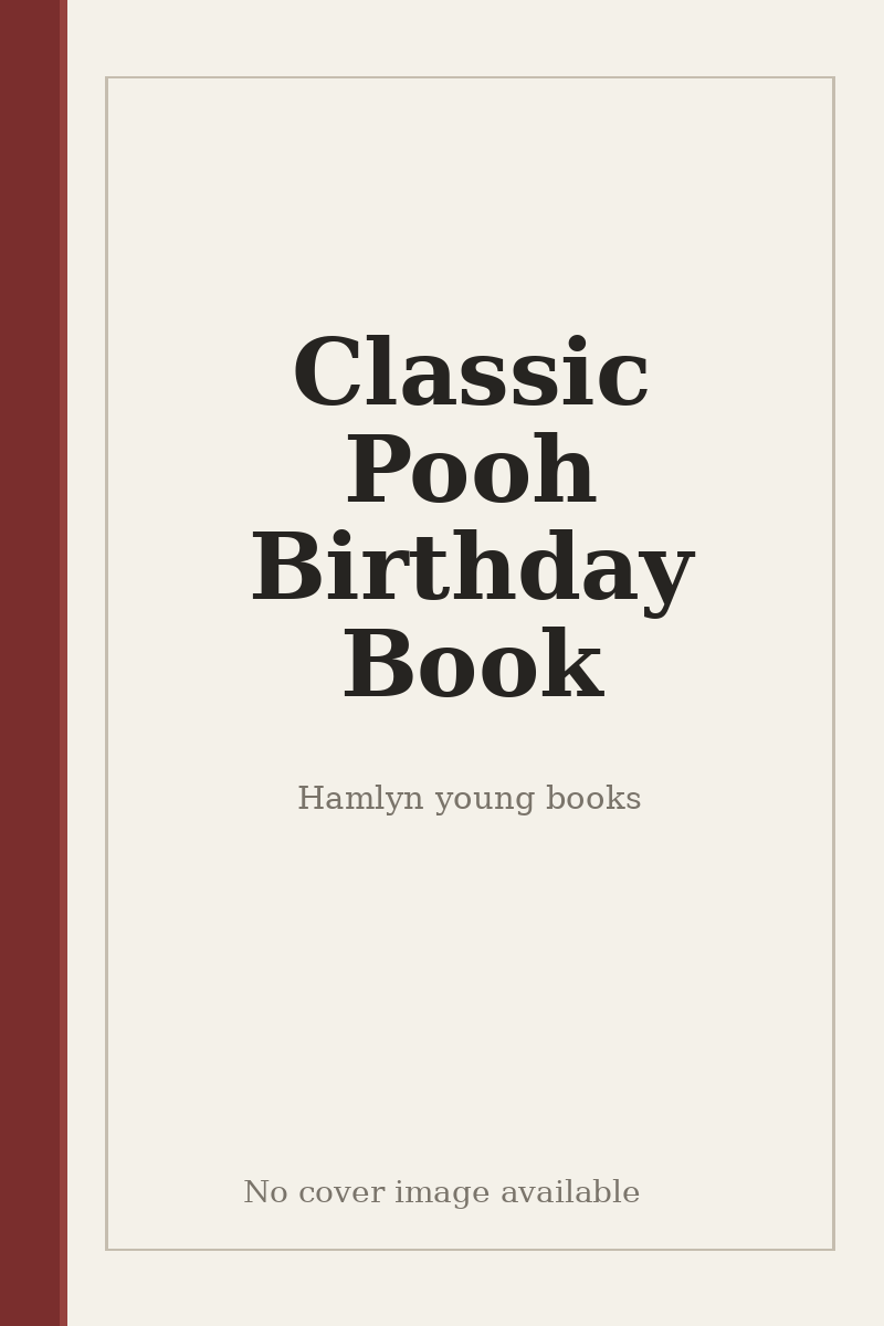 Classic Pooh Birthday Book - no cover image available