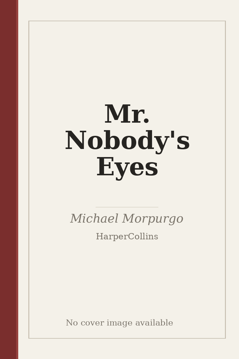 Mr. Nobody's Eyes - no cover image available