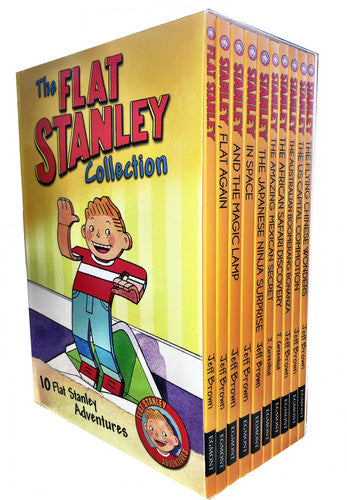 The Flat Stanley Adventure 10 Books Collection Box Set Pack By Jeff Brown