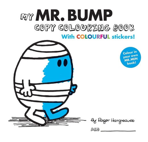 Mr Men Mr Bump Colouring