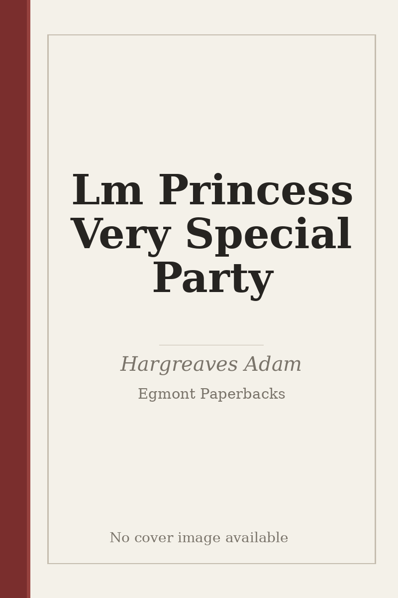Lm Princess Very Special Party - no cover image available