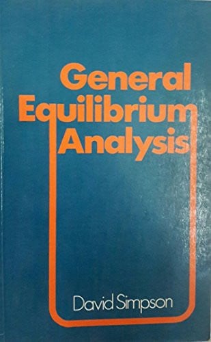 General Equilibrium Analysis