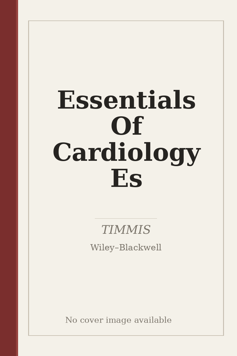 Essentials Of Cardiology Es - no cover image available