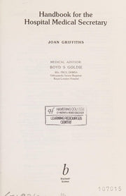 Handbook for the Hospital Medical Secretary