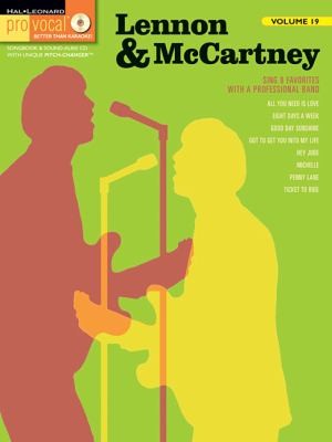 PRO VOCAL VOLUME 19 LENNON & MCCARTNEY VOICE BOOK/CD