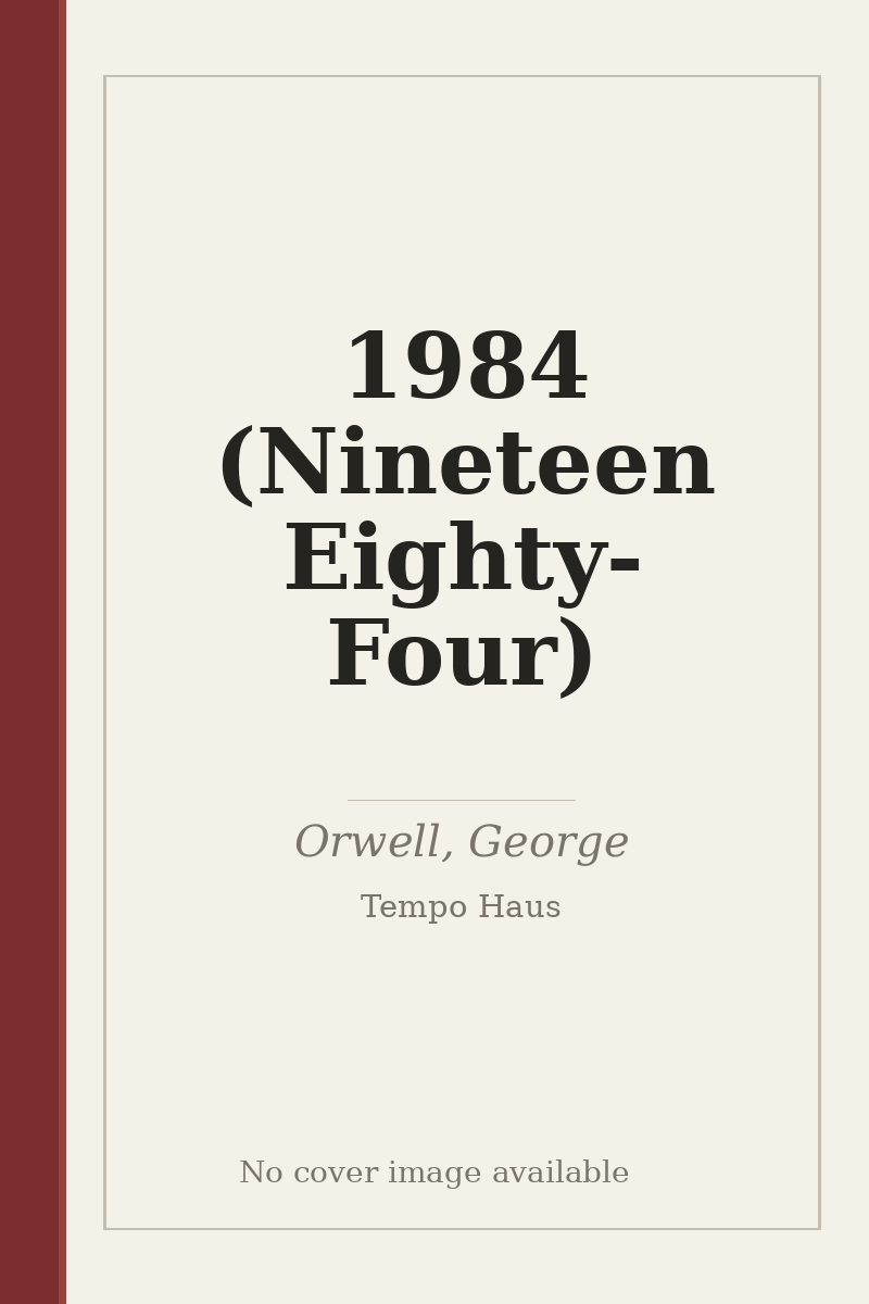 1984 (Nineteen Eighty-Four) - no cover image available
