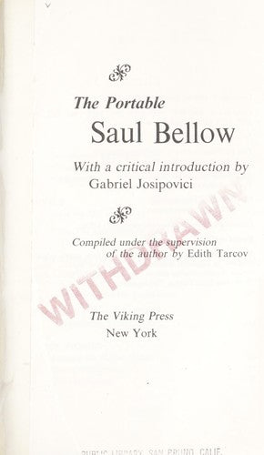 The Portable Saul Bellow: 2
