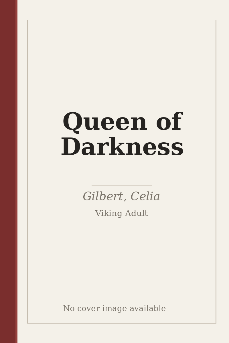 Queen of Darkness - no cover image available