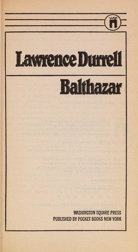 Balthazar: 002 (Alexandria Quartet)