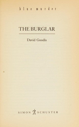 The Burglar (Blue murder)