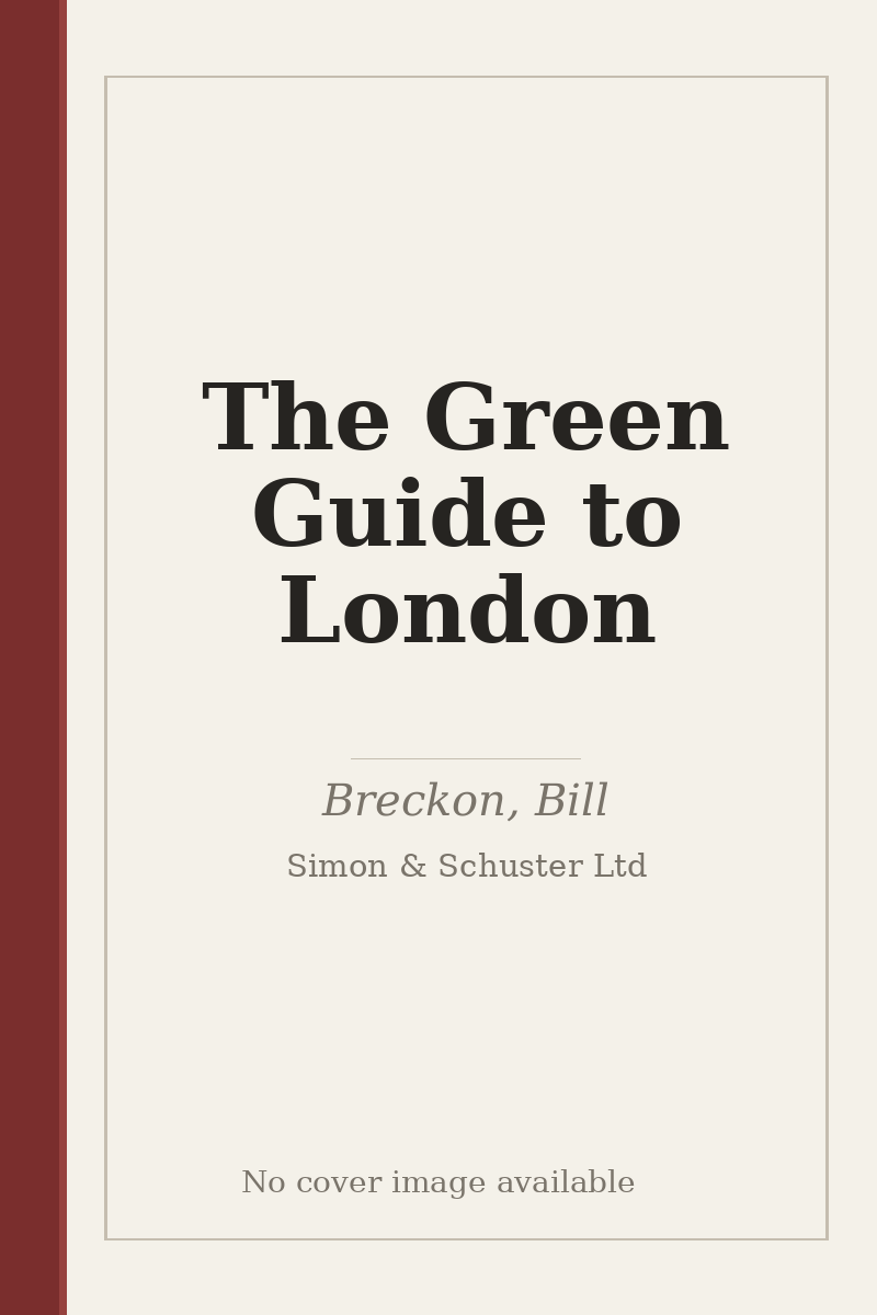 The Green Guide to London - no cover image available