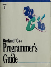 Borland C++ Programmer's Guide