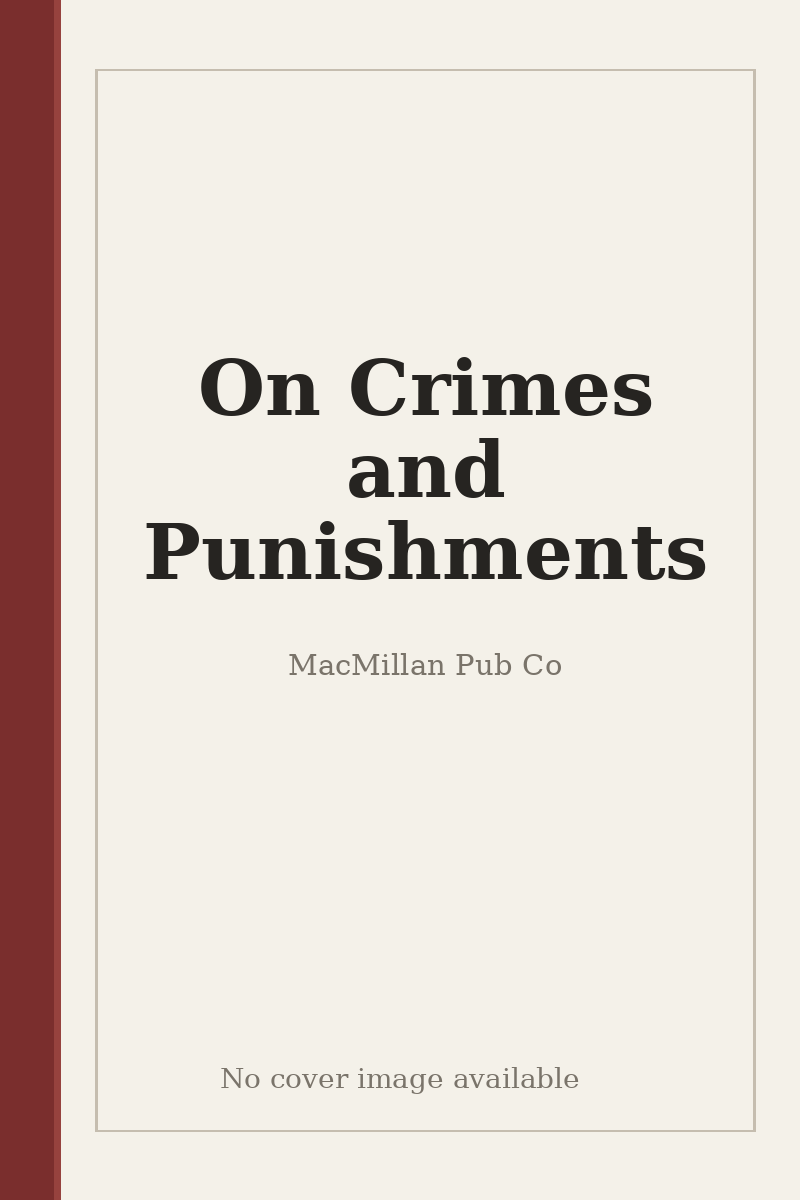 On Crimes and Punishments - no cover image available