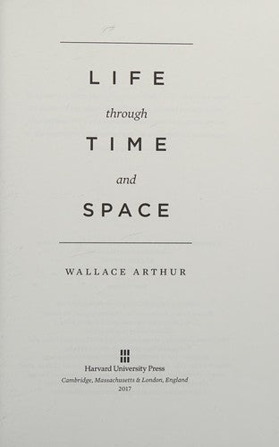 Life through Time and Space